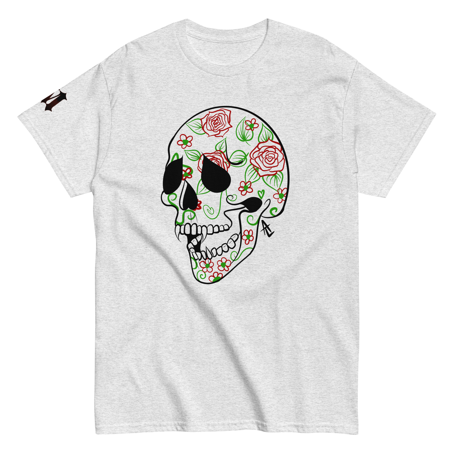 Rosed Skull Tee