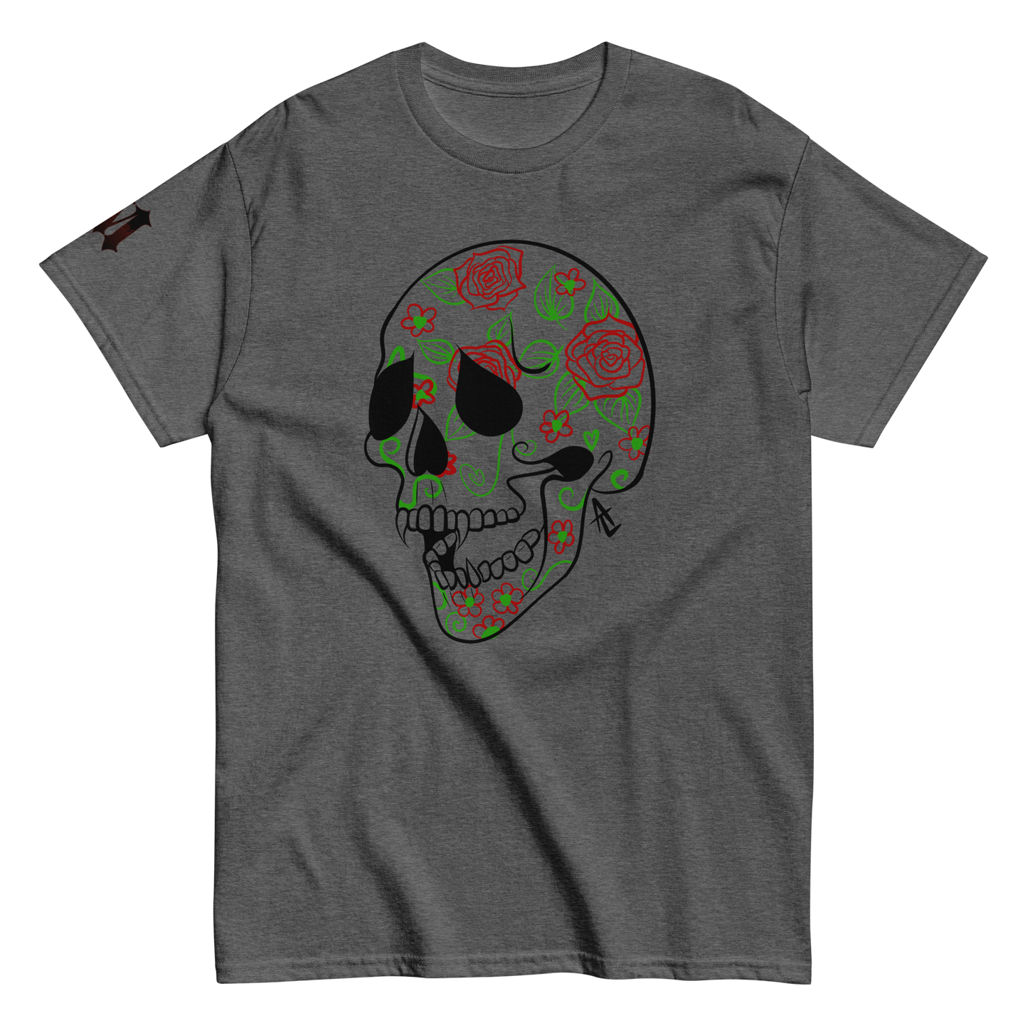 Rosed Skull Tee