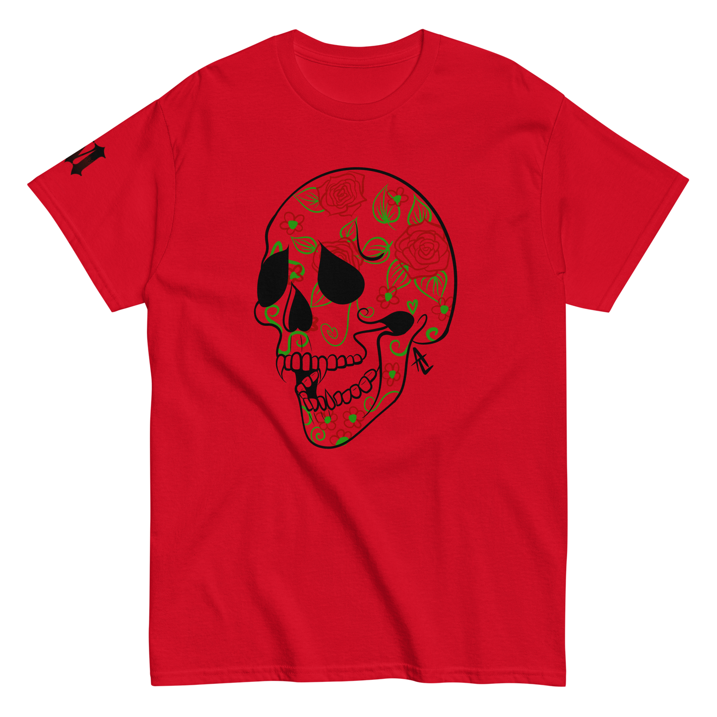 Rosed Skull Tee