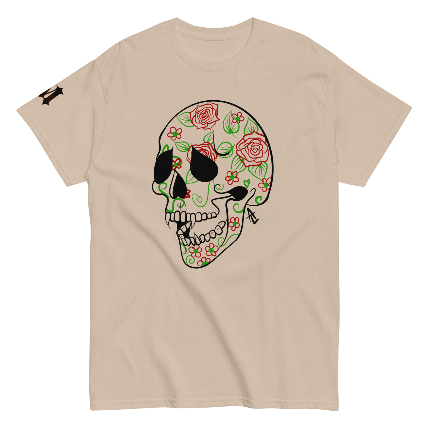 Rosed Skull Tee