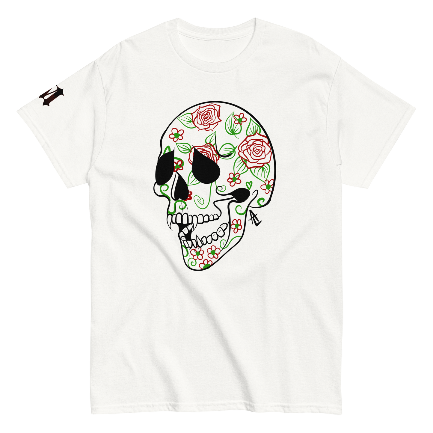 Rosed Skull Tee